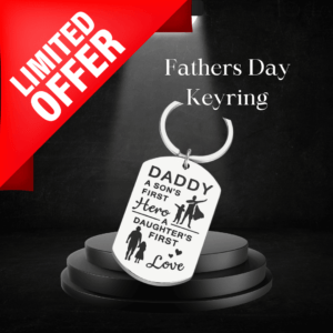 Daddy Keyring - son and daughter